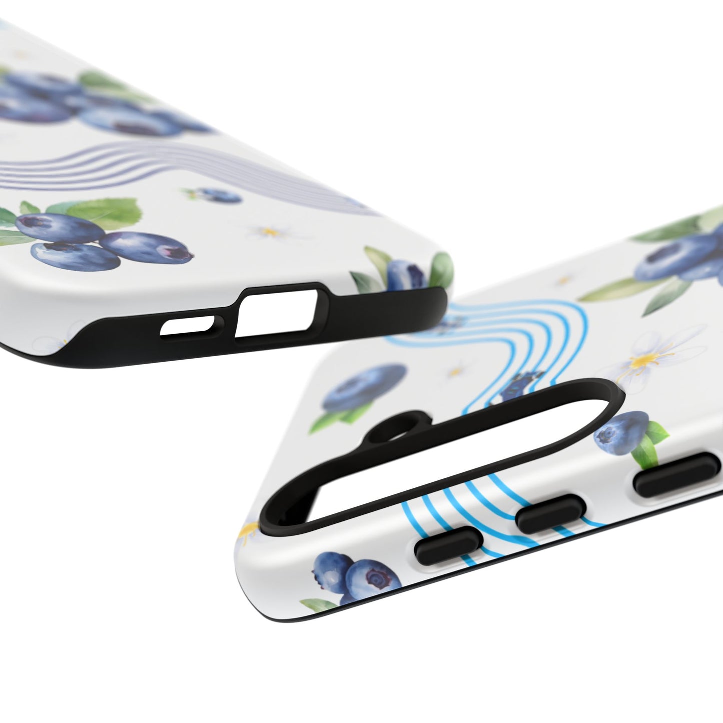 F1 Williams and Blueberries Phone Case, Trendy F1 Gift, Formula 1 Gift, Cute Fruit F1 Phone Case, Unique Phone Case