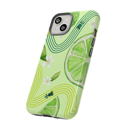 Green F1 Aston Martin and Lime Phone Case, Trendy F1 Gift, Formula 1 Gift, Cute Fruit F1 Phone Case, Unique Phone Case