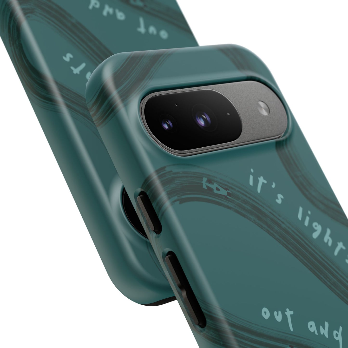 Teal Lights Out F1 Phone Case Design, Trendy F1 Gift, Formula 1 Gift, Cute F1 Phone Case, Unique Formula One Phone Case