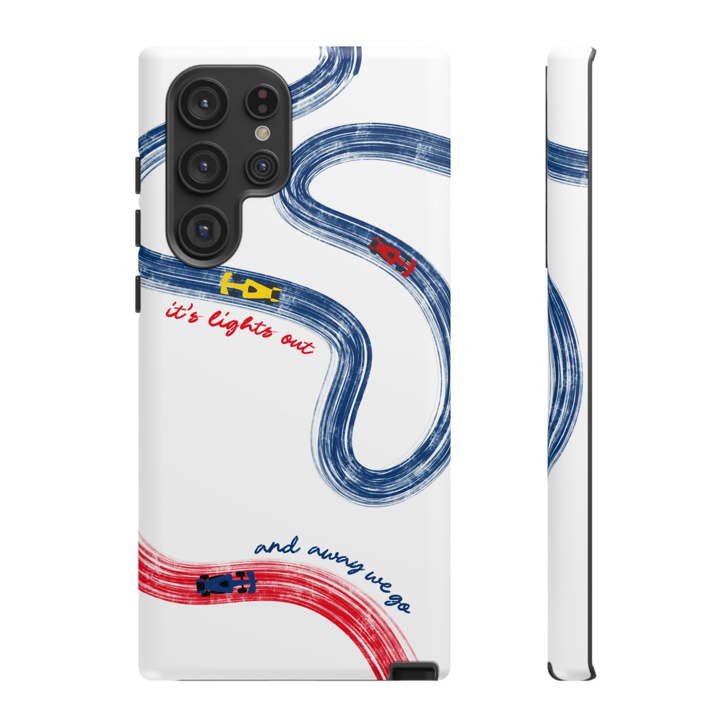 F1 Red Bull Racing Painted Track F1 Phone Case Design
