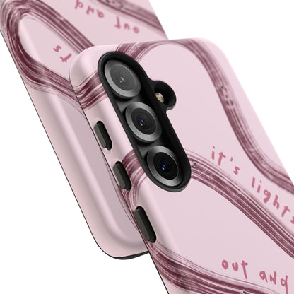 Pink Lights Out F1 Phone Case Design, Trendy F1 Gift, Formula 1 Gift, Cute F1 Phone Case, Unique Formula One Phone Case
