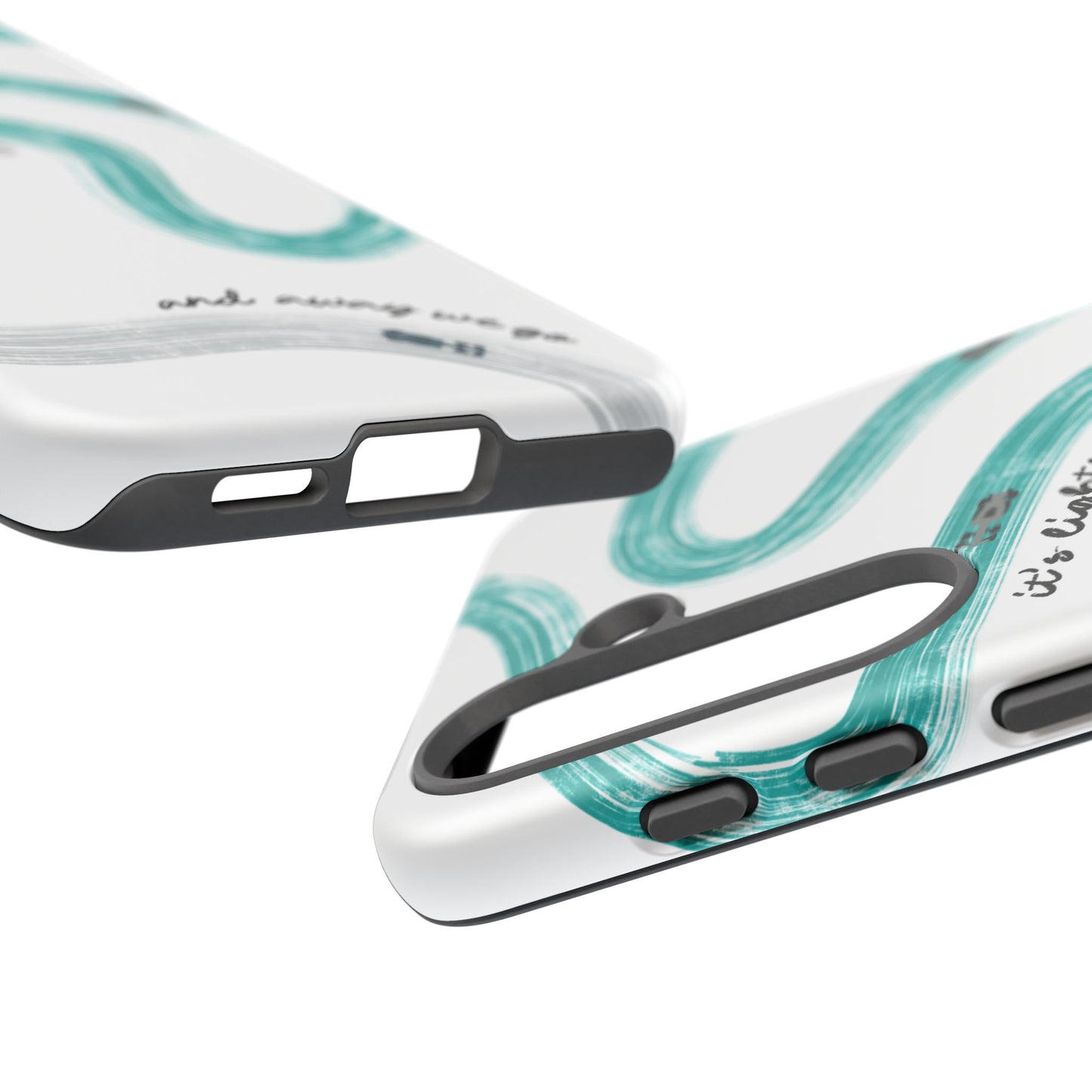Mercedes F1 Phone Case Painted "its lights out and away we go", Trendy F1 Gift, Formula 1 Gift, Cute F1 Phone Case