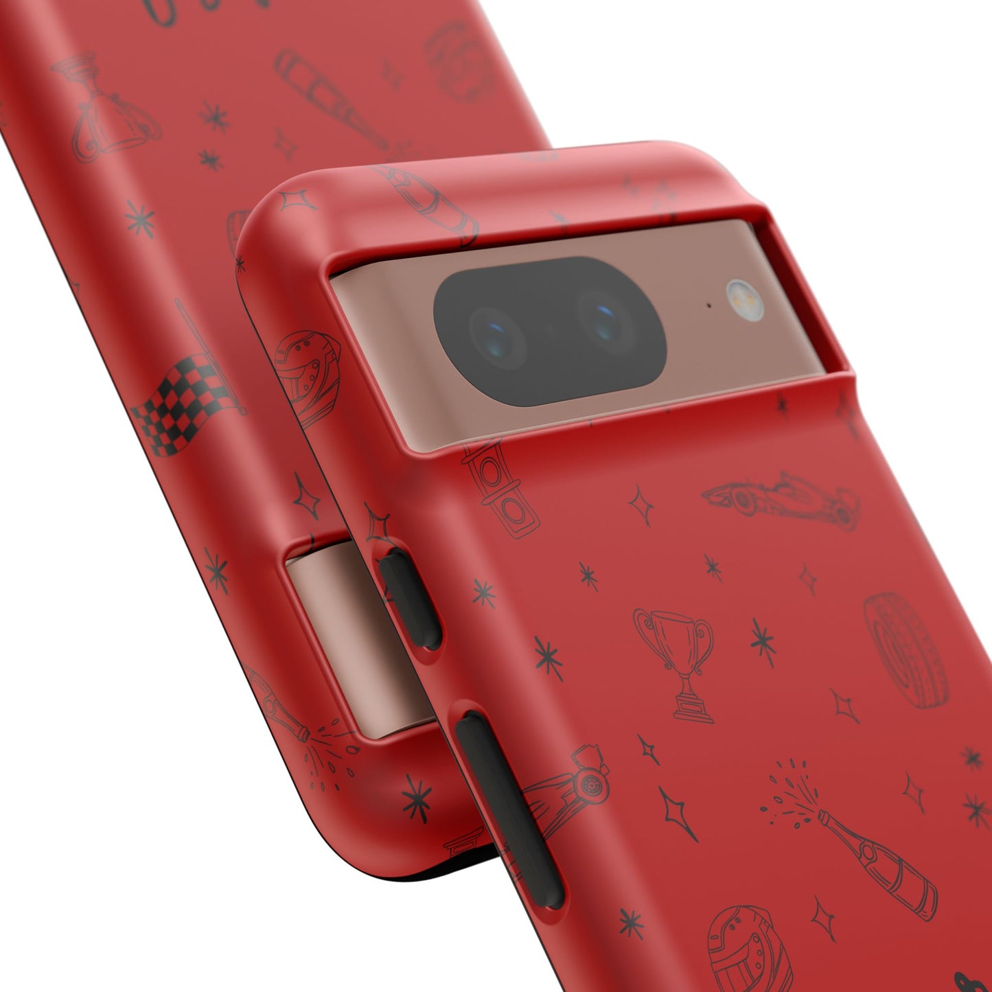 F1 Ferrari Racing Doodle "Forza Ferrari" F1 Phone Case Design