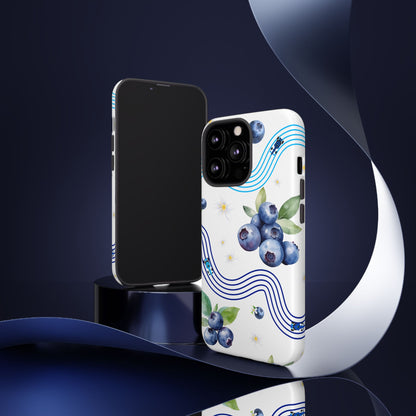 F1 Williams and Blueberries Phone Case, Trendy F1 Gift, Formula 1 Gift, Cute Fruit F1 Phone Case, Unique Phone Case