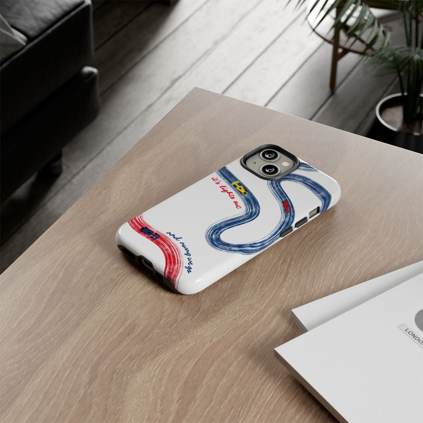 F1 Red Bull Racing Painted Track F1 Phone Case Design