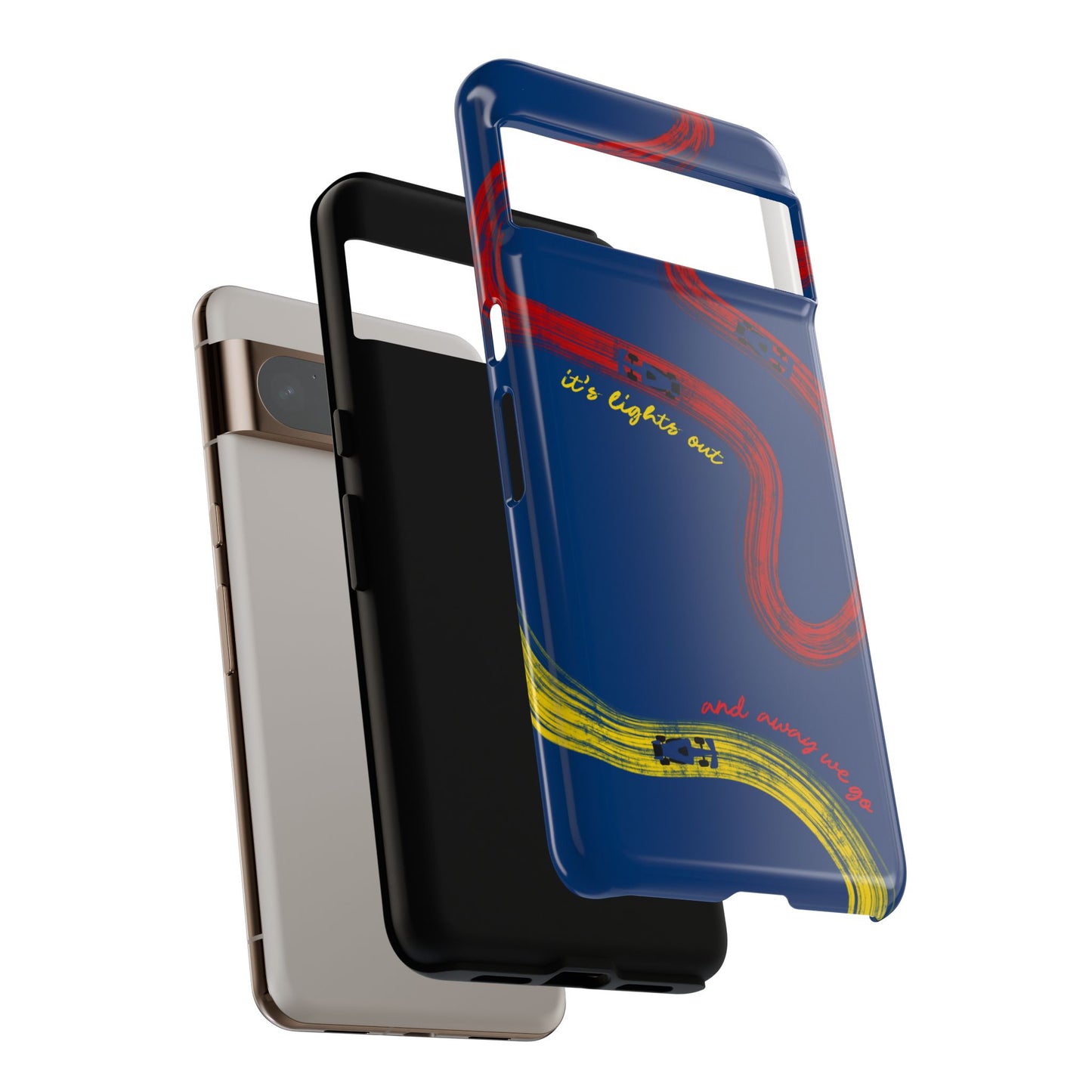 F1 Red Bull Racing Painted Track F1 Phone Case Design