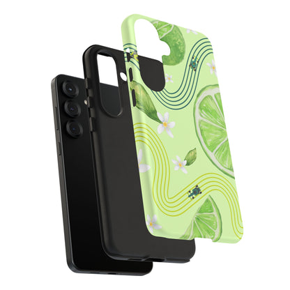 Green F1 Aston Martin and Lime Phone Case, Trendy F1 Gift, Formula 1 Gift, Cute Fruit F1 Phone Case, Unique Phone Case