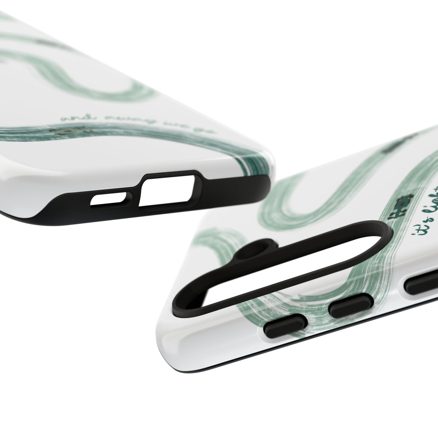 F1 Phone Case Green Painted "its lights out and away we go", Trendy F1 Gift, Formula 1 Gift, Cute F1 Phone Case, Gift for F1 Fans