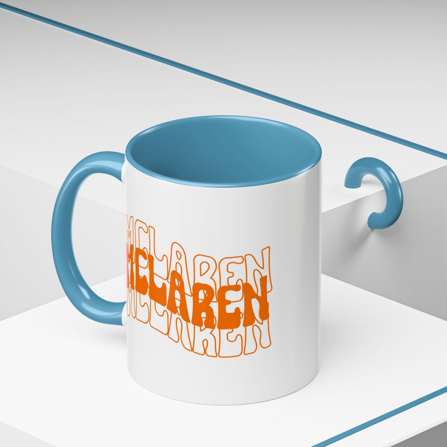 F1 McLaren In My Papaya Era Colored Mug_Accent Coffee Mug (11, 15oz)
