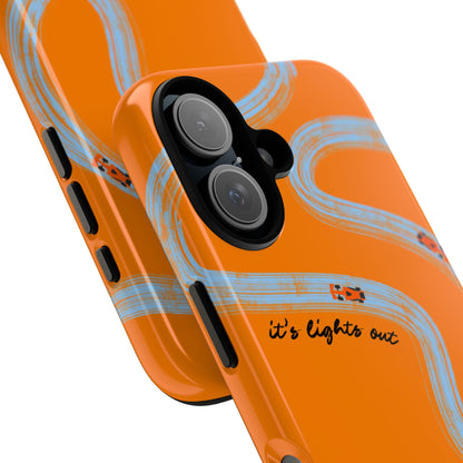 F1 Phone Case McLaren Painted "its lights out and away we go", Trendy F1 Gift, Formula 1 Gift, Cute F1 Phone Case, Phone Case