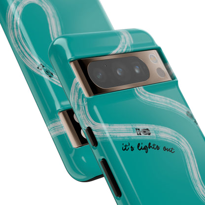 Mercedes F1 Phone Case Painted "its lights out and away we go", Trendy F1 Gift, Formula 1 Gift, Cute F1 Phone Case