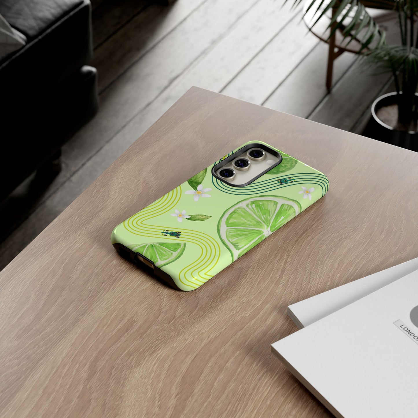 Green F1 Aston Martin and Lime Phone Case, Trendy F1 Gift, Formula 1 Gift, Cute Fruit F1 Phone Case, Unique Phone Case