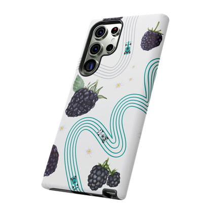F1 Mercedes and Blackberries Phone Case , Trendy F1 Gift, Formula 1 Gift, Cute Fruit F1 Phone Case, Unique Phone Case