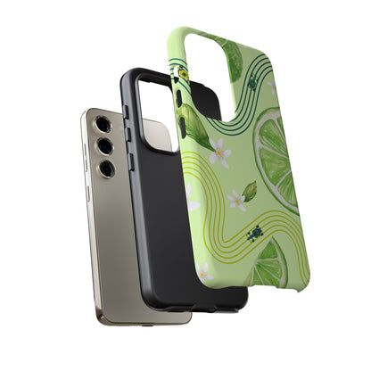 Green F1 Aston Martin and Lime Phone Case, Trendy F1 Gift, Formula 1 Gift, Cute Fruit F1 Phone Case, Unique Phone Case