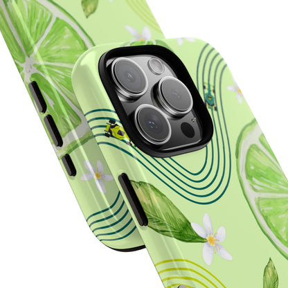 Green F1 Aston Martin and Lime Phone Case, Trendy F1 Gift, Formula 1 Gift, Cute Fruit F1 Phone Case, Unique Phone Case