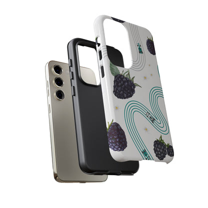 F1 Mercedes and Blackberries Phone Case , Trendy F1 Gift, Formula 1 Gift, Cute Fruit F1 Phone Case, Unique Phone Case