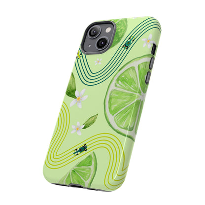 Green F1 Aston Martin and Lime Phone Case, Trendy F1 Gift, Formula 1 Gift, Cute Fruit F1 Phone Case, Unique Phone Case