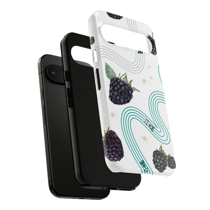 F1 Mercedes and Blackberries Phone Case , Trendy F1 Gift, Formula 1 Gift, Cute Fruit F1 Phone Case, Unique Phone Case