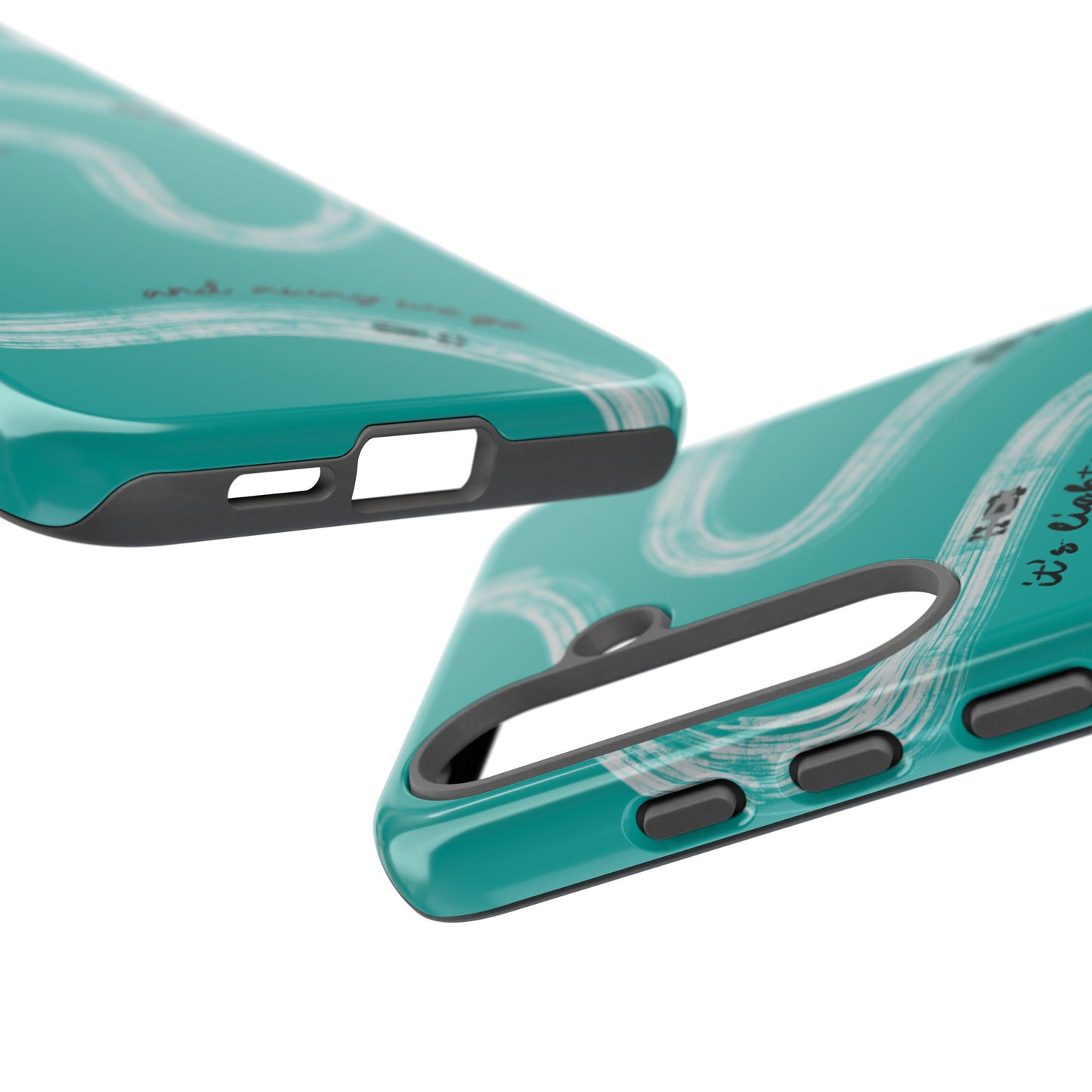 Mercedes F1 Phone Case Painted "its lights out and away we go", Trendy F1 Gift, Formula 1 Gift, Cute F1 Phone Case