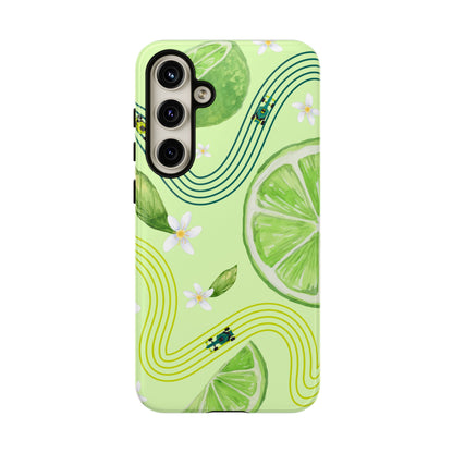 Green F1 Aston Martin and Lime Phone Case, Trendy F1 Gift, Formula 1 Gift, Cute Fruit F1 Phone Case, Unique Phone Case
