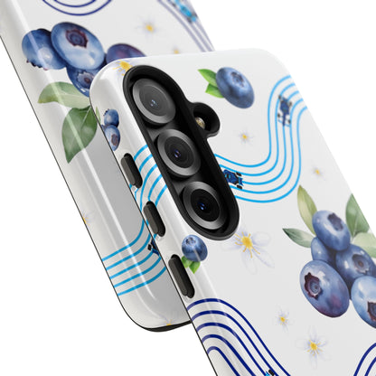 F1 Williams and Blueberries Phone Case, Trendy F1 Gift, Formula 1 Gift, Cute Fruit F1 Phone Case, Unique Phone Case