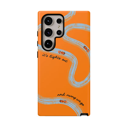 F1 Phone Case McLaren Painted "its lights out and away we go", Trendy F1 Gift, Formula 1 Gift, Cute F1 Phone Case, Phone Case