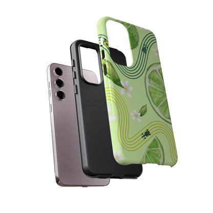 Green F1 Aston Martin and Lime Phone Case, Trendy F1 Gift, Formula 1 Gift, Cute Fruit F1 Phone Case, Unique Phone Case