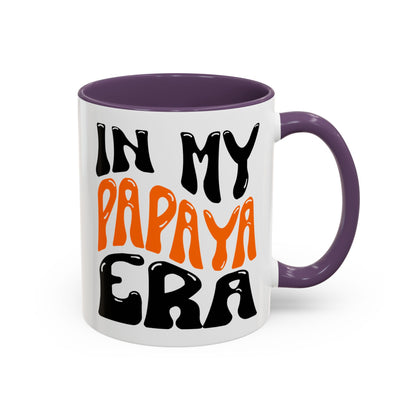 F1 McLaren In My Papaya Era Colored Mug_Accent Coffee Mug (11, 15oz)