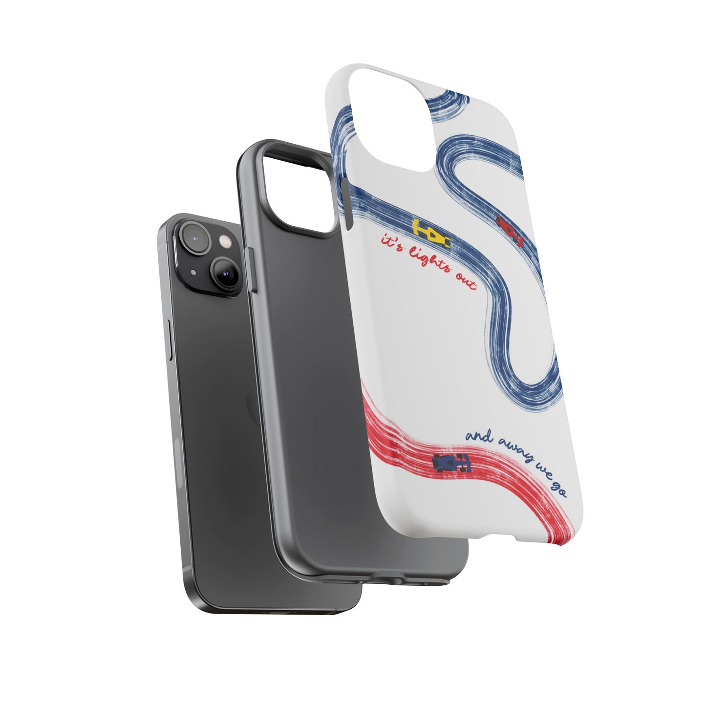 F1 Red Bull Racing Painted Track F1 Phone Case Design