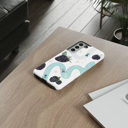 F1 Mercedes and Blackberries Phone Case , Trendy F1 Gift, Formula 1 Gift, Cute Fruit F1 Phone Case, Unique Phone Case