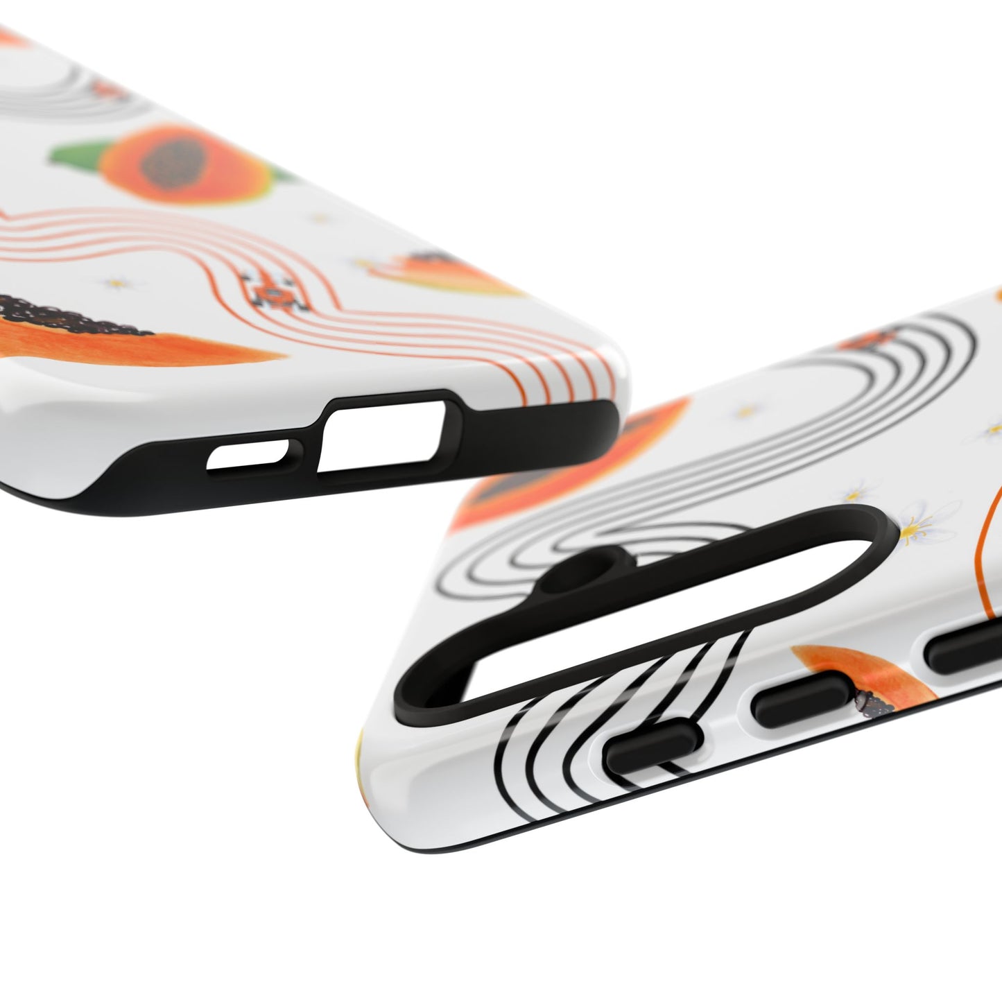 F1 McLaren and Papaya Phone Case , Trendy F1 Gift, Formula 1 Gift, Cute Fruit F1 Phone Case, Unique Phone Case