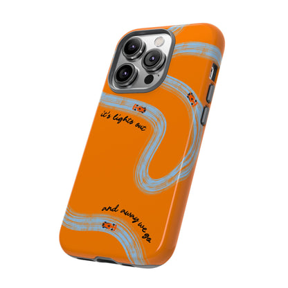 F1 Phone Case McLaren Painted "its lights out and away we go", Trendy F1 Gift, Formula 1 Gift, Cute F1 Phone Case, Phone Case
