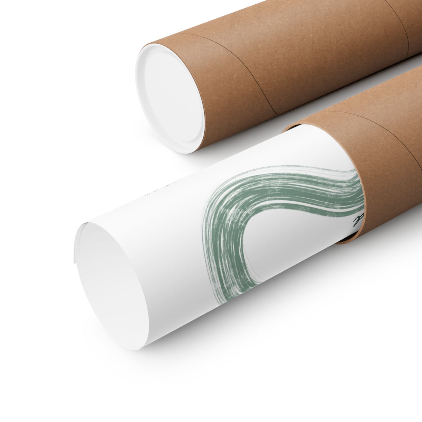 Green F1 Matte Horizontal Poster | US SIZING