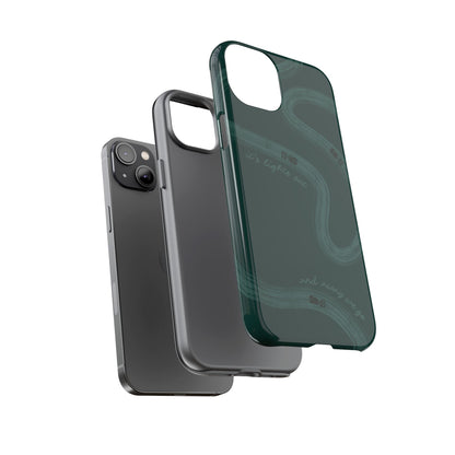 F1 Phone Case Monochrome Green Painted "its lights out and away we go", Trendy F1 Gift, Formula 1 Gift, Cute F1 Phone Case, Phone Case