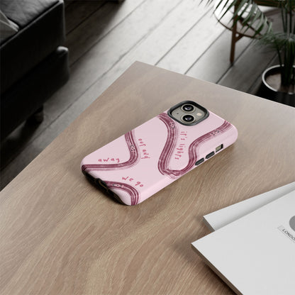 Pink Lights Out F1 Phone Case Design, Trendy F1 Gift, Formula 1 Gift, Cute F1 Phone Case, Unique Formula One Phone Case