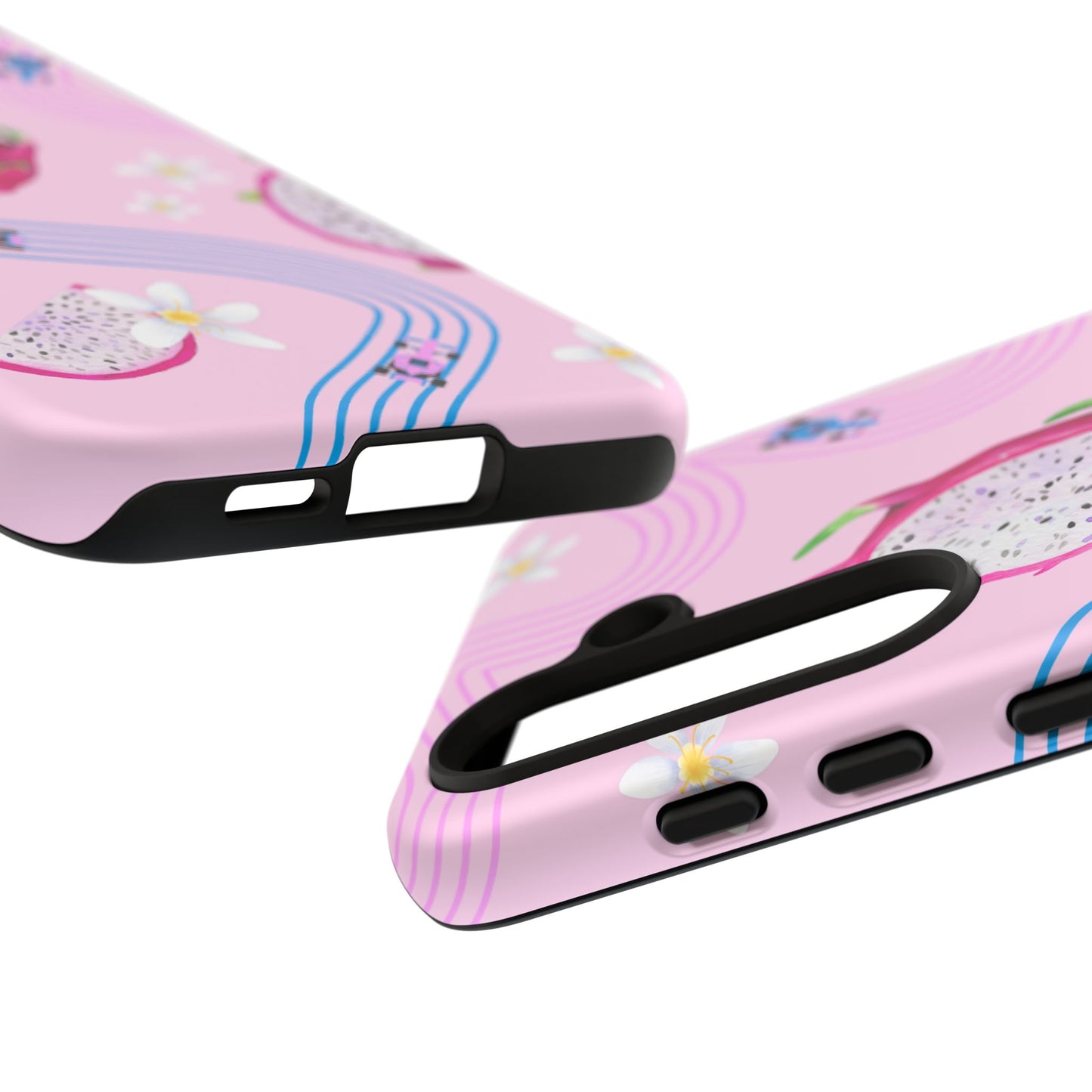 Pink F1 Alpine and Dragonfruit Phone Case, Trendy F1 Gift, Formula 1 Gift, Cute Fruit F1 Phone Case, Unique Phone Case