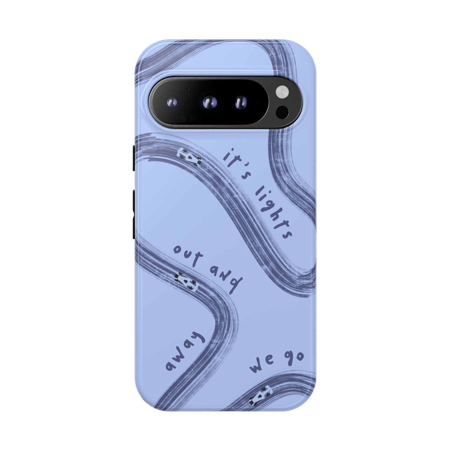 Blue Lights Out F1 Phone Case Design, Trendy F1 Gift, Formula 1 Gift, Cute F1 Phone Case, Unique Formula One Phone Case