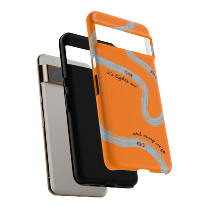 F1 Phone Case McLaren Painted "its lights out and away we go", Trendy F1 Gift, Formula 1 Gift, Cute F1 Phone Case, Phone Case