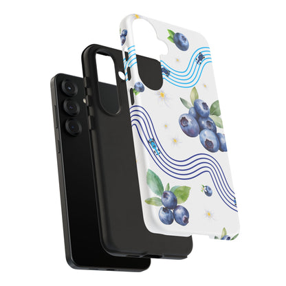 F1 Williams and Blueberries Phone Case, Trendy F1 Gift, Formula 1 Gift, Cute Fruit F1 Phone Case, Unique Phone Case