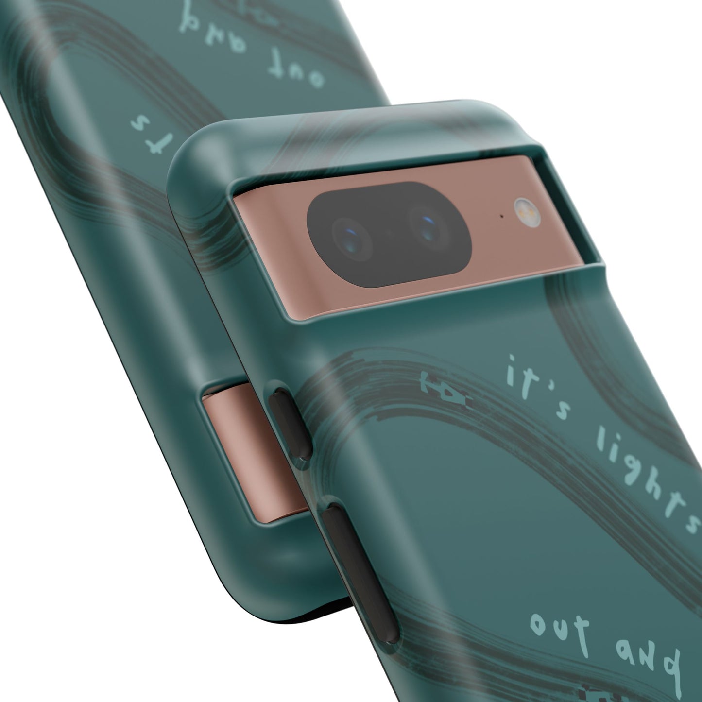 Teal Lights Out F1 Phone Case Design, Trendy F1 Gift, Formula 1 Gift, Cute F1 Phone Case, Unique Formula One Phone Case