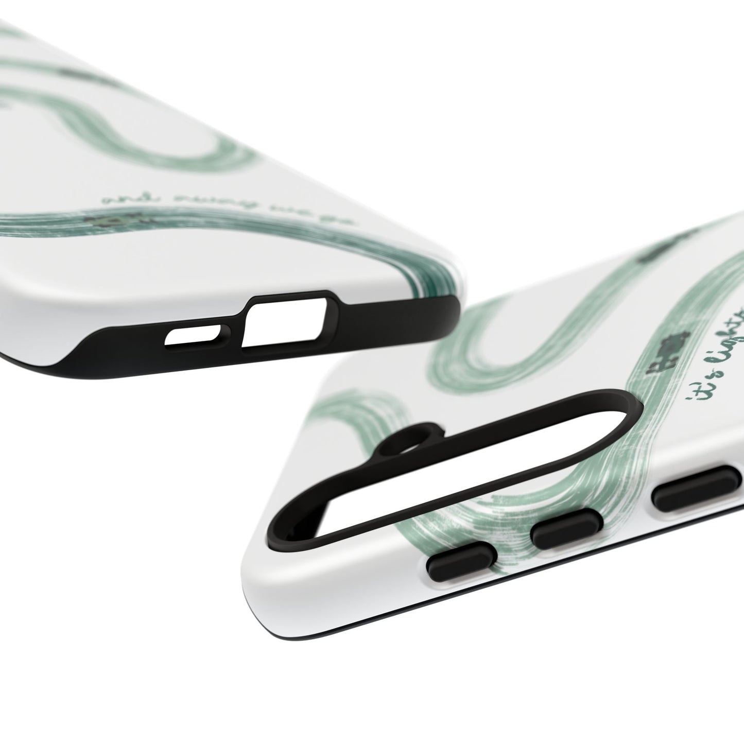 F1 Phone Case Green Painted "its lights out and away we go", Trendy F1 Gift, Formula 1 Gift, Cute F1 Phone Case, Gift for F1 Fans