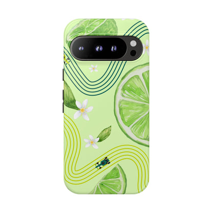 Green F1 Aston Martin and Lime Phone Case, Trendy F1 Gift, Formula 1 Gift, Cute Fruit F1 Phone Case, Unique Phone Case