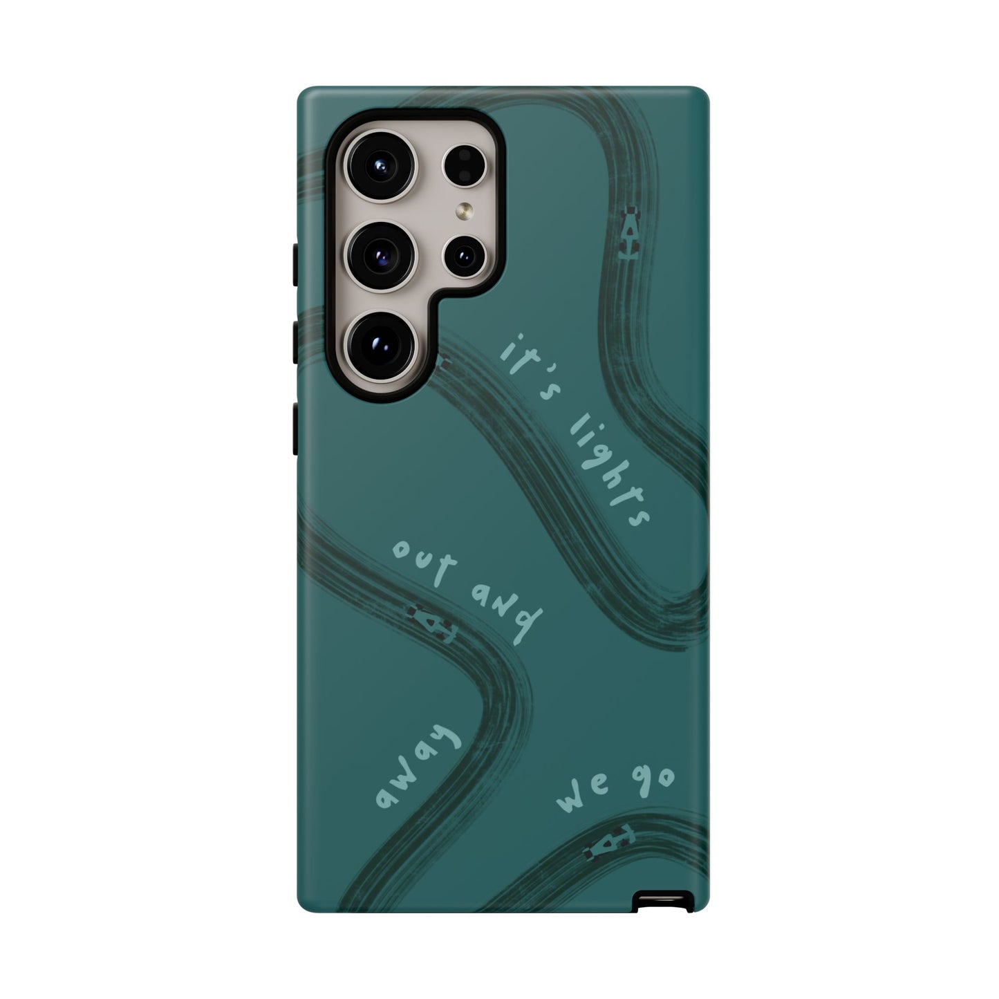 Teal Lights Out F1 Phone Case Design, Trendy F1 Gift, Formula 1 Gift, Cute F1 Phone Case, Unique Formula One Phone Case