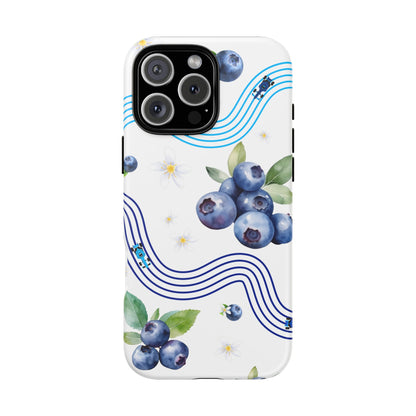 F1 Williams and Blueberries Phone Case, Trendy F1 Gift, Formula 1 Gift, Cute Fruit F1 Phone Case, Unique Phone Case