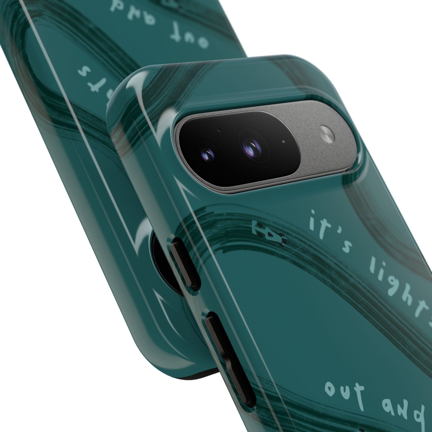 Teal Lights Out F1 Phone Case Design, Trendy F1 Gift, Formula 1 Gift, Cute F1 Phone Case, Unique Formula One Phone Case