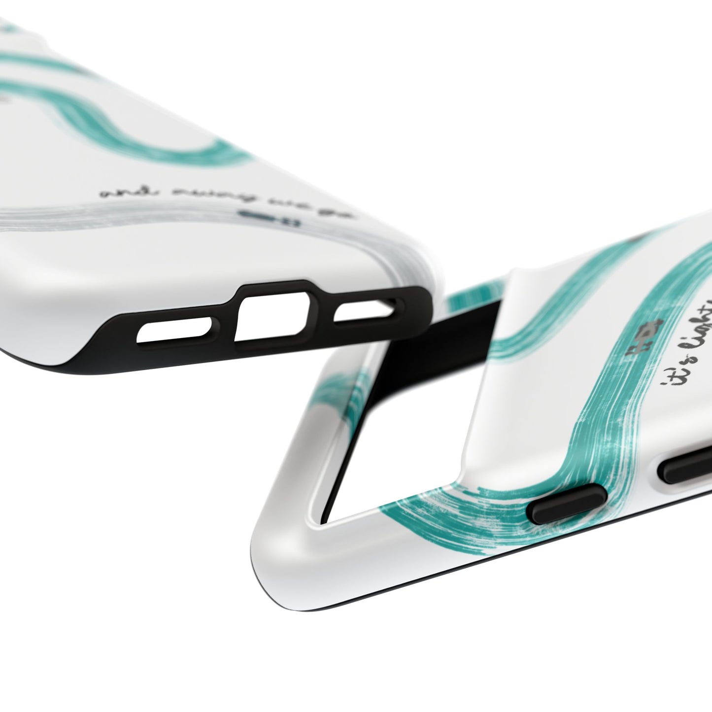 Mercedes F1 Phone Case Painted "its lights out and away we go", Trendy F1 Gift, Formula 1 Gift, Cute F1 Phone Case
