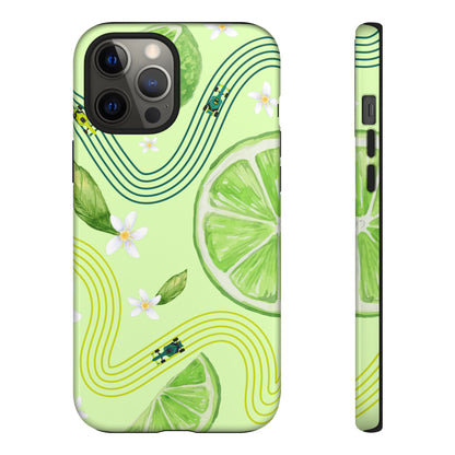 Green F1 Aston Martin and Lime Phone Case, Trendy F1 Gift, Formula 1 Gift, Cute Fruit F1 Phone Case, Unique Phone Case