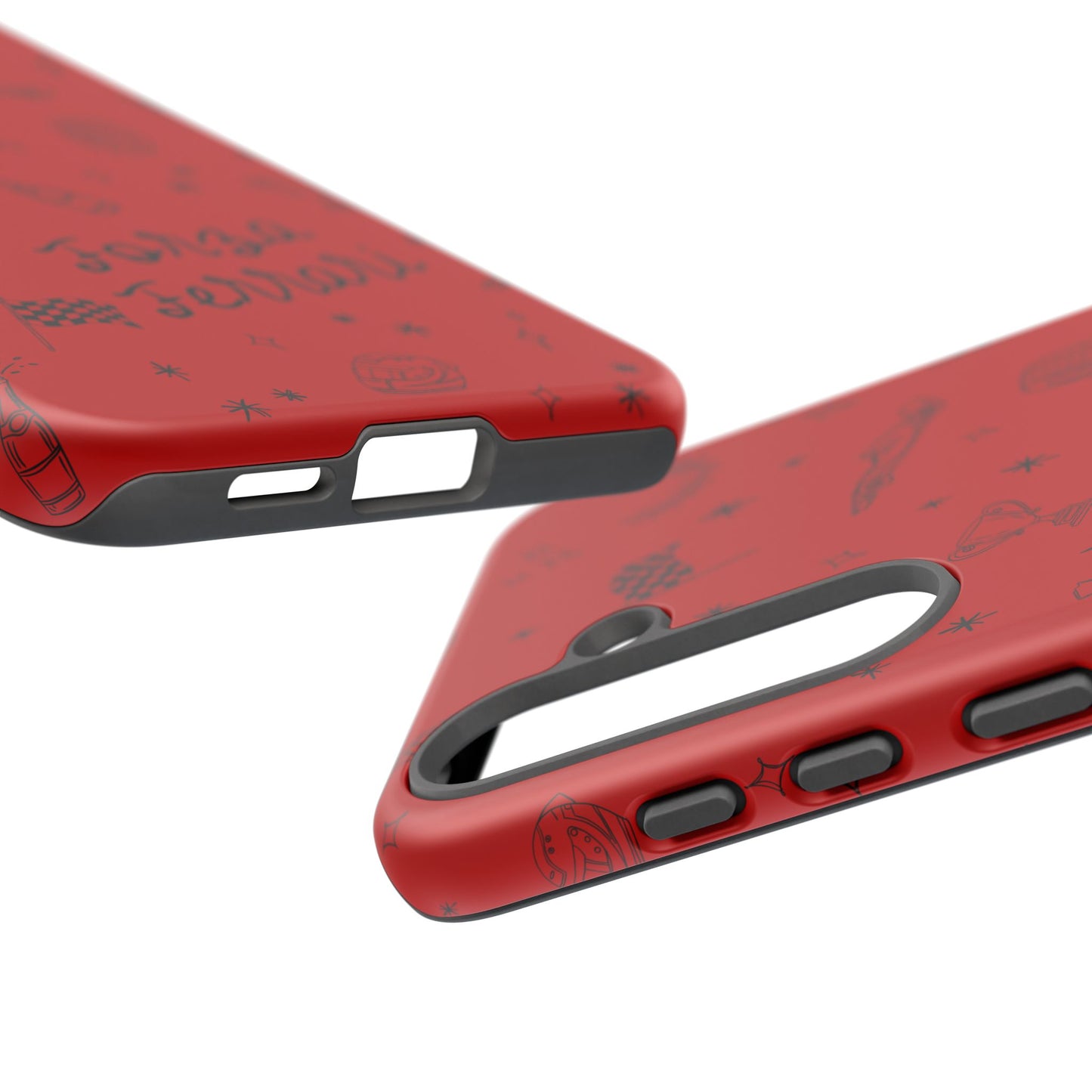 F1 Ferrari Racing Doodle "Forza Ferrari" F1 Phone Case Design