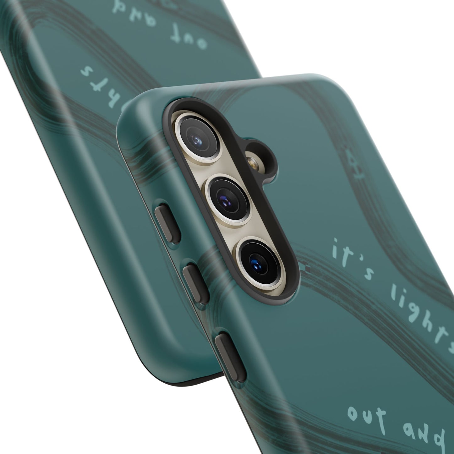 Teal Lights Out F1 Phone Case Design, Trendy F1 Gift, Formula 1 Gift, Cute F1 Phone Case, Unique Formula One Phone Case