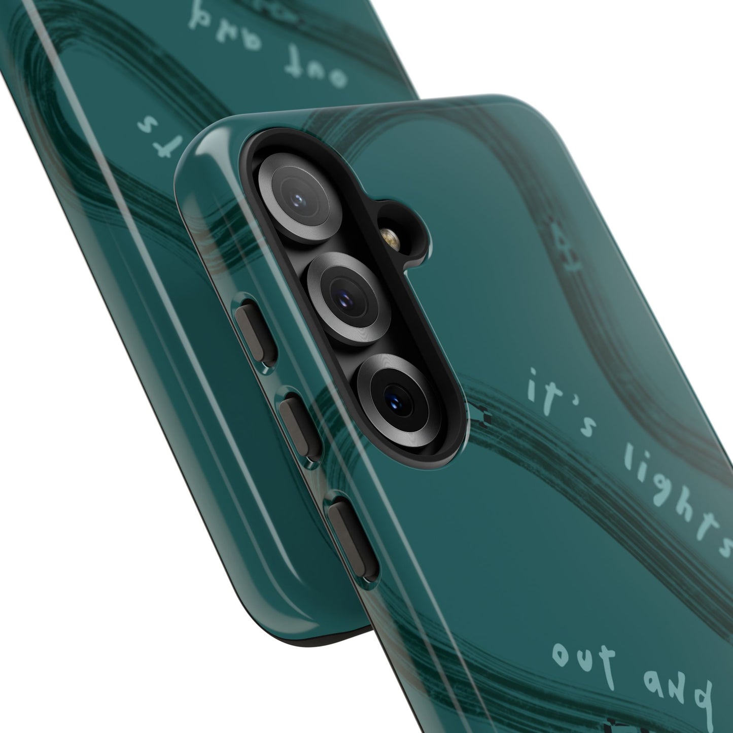 Teal Lights Out F1 Phone Case Design, Trendy F1 Gift, Formula 1 Gift, Cute F1 Phone Case, Unique Formula One Phone Case